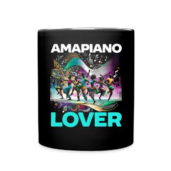 Amapiano Mélomane sud-africain Afrobeat - Mug uni - noir - Devant
