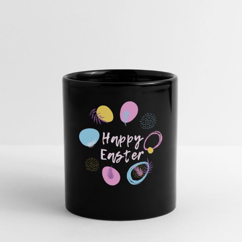 Happy Easter Easter Bunny Happy Easter Easter Motif Full Colour Mug
