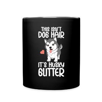 Siberian Husky Dog Lover Puppy Dog Owner - Full Colour Mug - black - Front