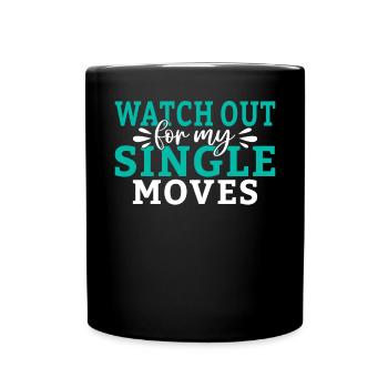 Single Gift - Full Colour Mug - black - Front