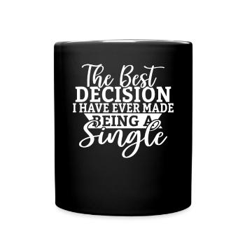 Single Gift - Full Colour Mug - black - Front