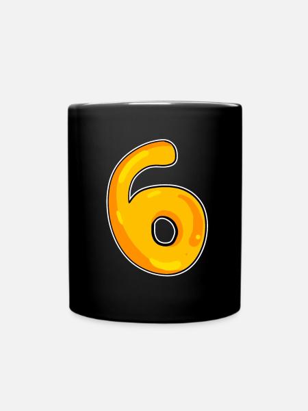 Numéro 6 Numéro - Mug uni - noir