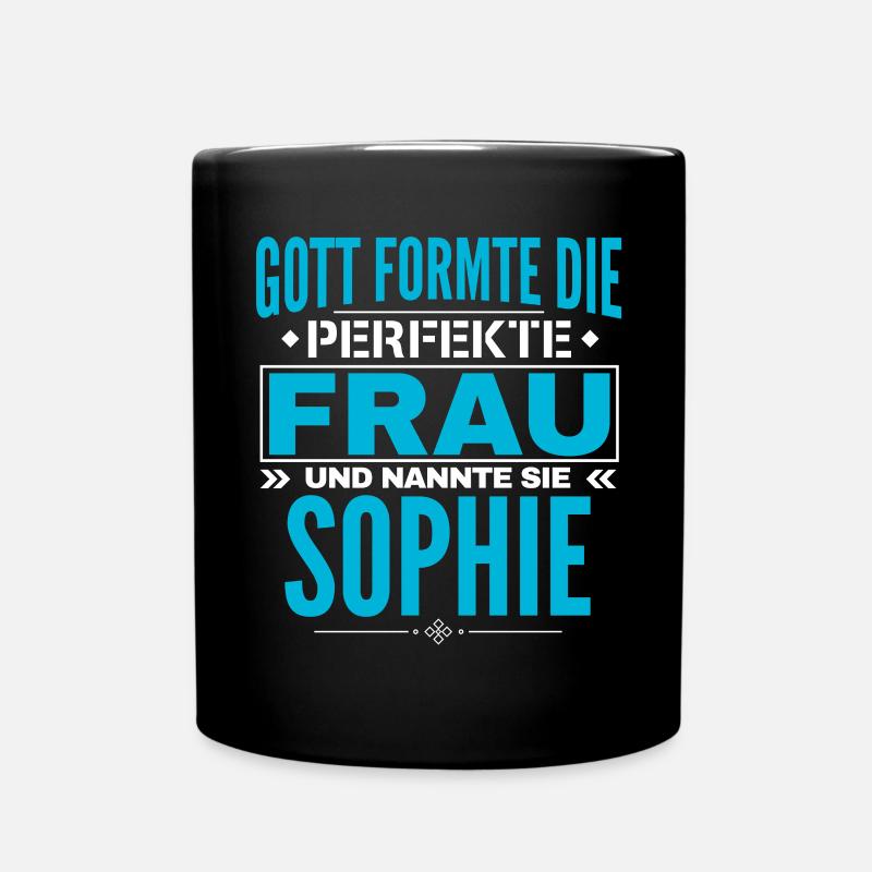Conception de prénom Sophie - Mug uni - noir