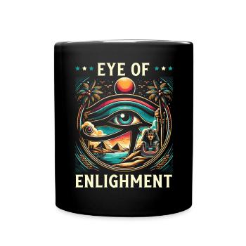 Oeil d’Horus Mythologie égyptienne Symbole ancien - Mug uni - noir - Devant
