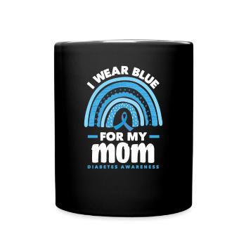 Cadeau pour diabétiques de type 1 pour diabétiques de type 1 - Mug uni - noir - Devant
