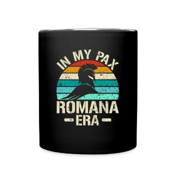À l’époque de la Pax Romana - Empire romain - Mug uni - noir - Devant