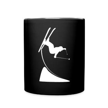 Sky Freestyle – The Art of Flying - Full Colour Mug - black - Front