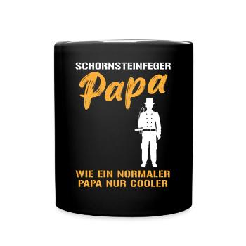 Le papa ramoneur le plus cool - Mug uni - noir - Devant