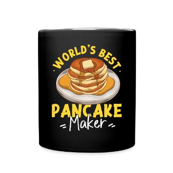 Pancake Lover Kids World's Best - Full Colour Mug - black - Front