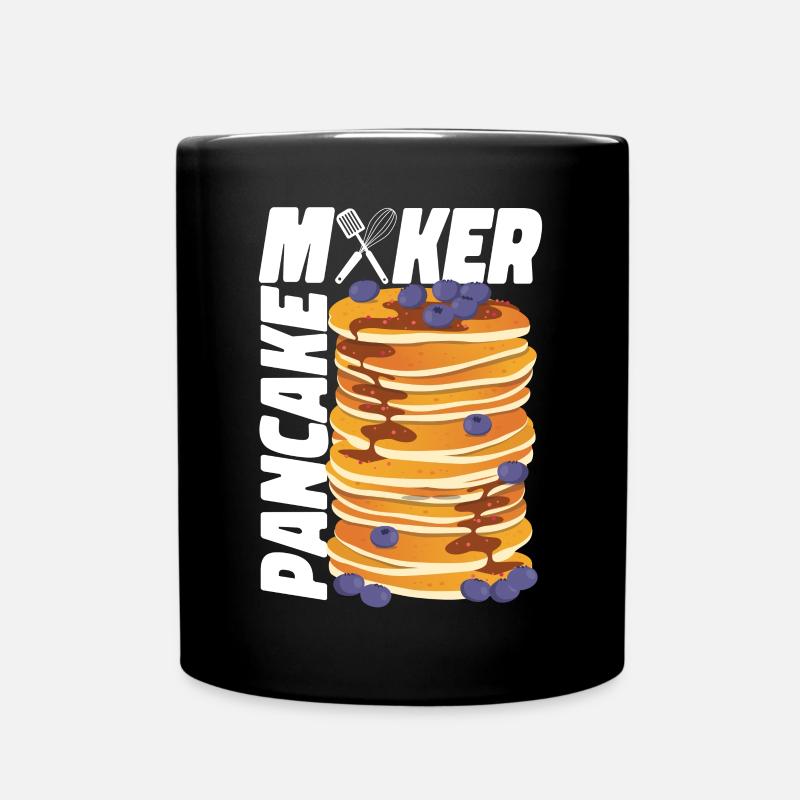 Pancake Lover Kids Pancake Maker - Tasse einfarbig - Schwarz