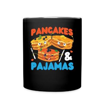Pancake Lover Kids Pancakes & - Tasse einfarbig - Schwarz - Vorne