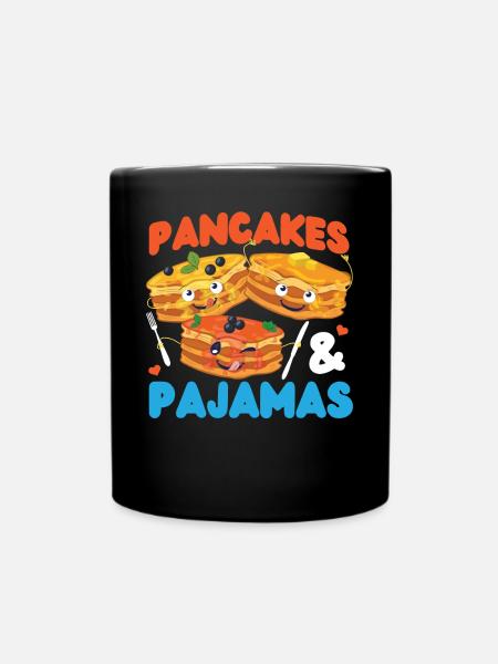 Pancake Lover Kids Pancakes & - Tasse einfarbig - Schwarz
