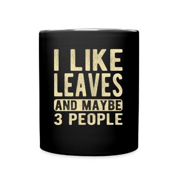 Laisse dire - Mug uni - noir - Devant