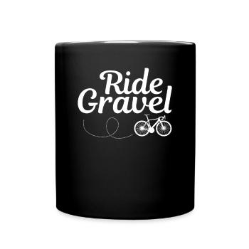 Vélo Gravel Bikepacking Vélo Gravel Bikepa - Mug uni - noir - Devant