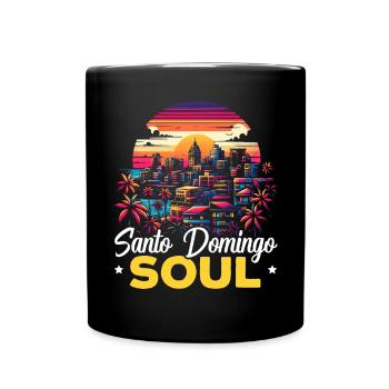 Santo Domingo Dominican Republic Travel Vacation - Full Colour Mug - black - Front