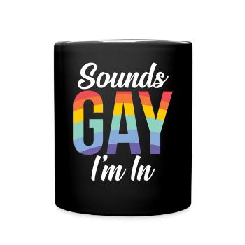 Gay Gifts - Tasse einfarbig - Schwarz - Vorne