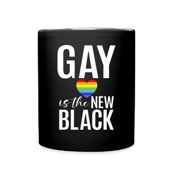 Gay Gifts - Tasse einfarbig - Schwarz - Vorne