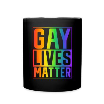 Gay Gifts - Tasse einfarbig - Schwarz - Vorne