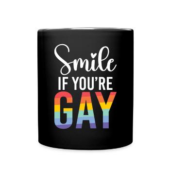 Gay Gifts - Tasse einfarbig - Schwarz - Vorne
