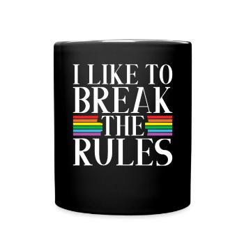 Gay Gifts - Tasse einfarbig - Schwarz - Vorne