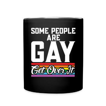 Gay Gifts - Tasse einfarbig - Schwarz - Vorne