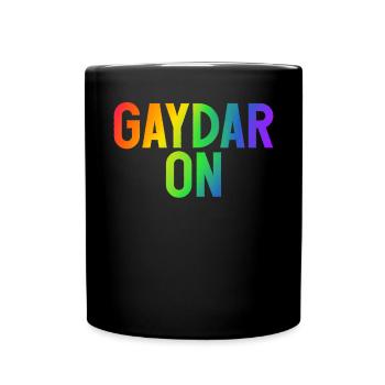 Gay Gifts - Tasse einfarbig - Schwarz - Vorne