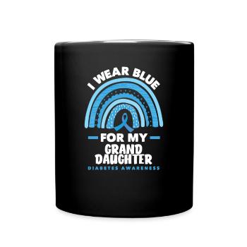 Cadeau pour diabétiques de type 1 pour diabétiques de type 1 - Mug uni - noir - Devant