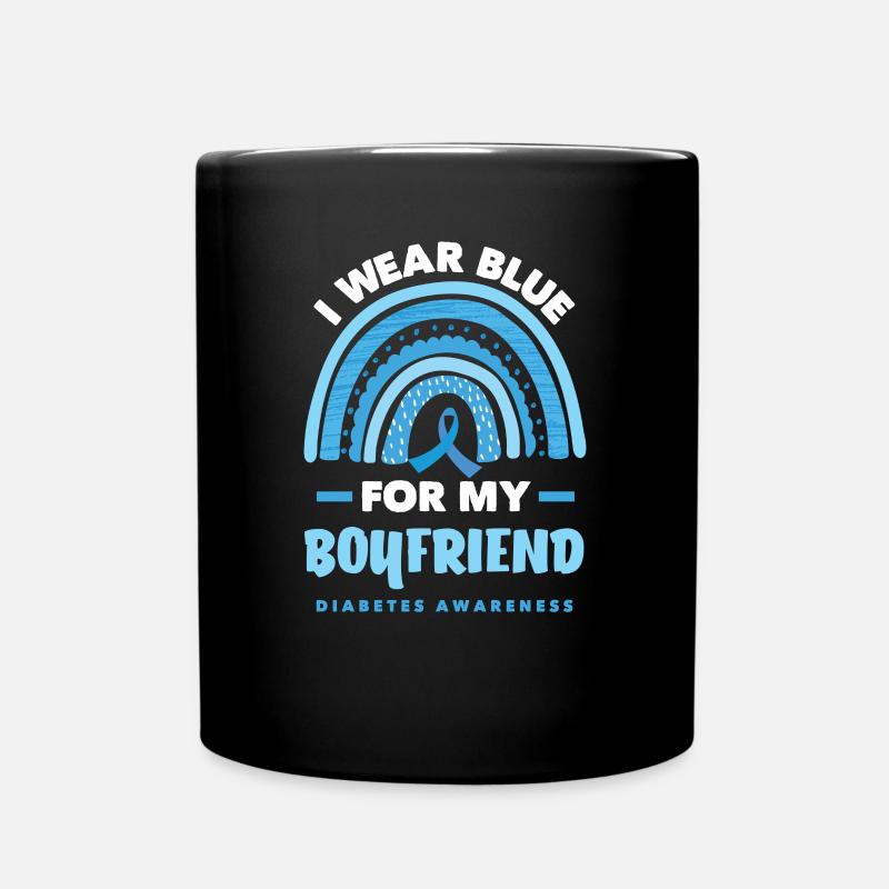 Cadeau pour diabétiques de type 1 pour diabétiques de type 1 - Mug uni - noir