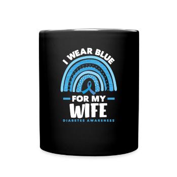Cadeau pour diabétiques de type 1 pour diabétiques de type 1 - Mug uni - noir - Devant