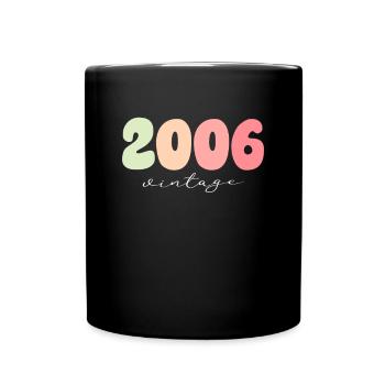 Millésime Millésime 2006 Anniversaire - Mug uni - noir - Devant
