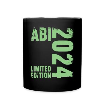 Abitur Junge Mädchen Abi Abitur 2024 - Tasse einfarbig - Schwarz - Vorne