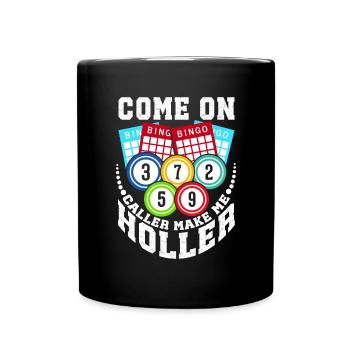 Joueur de bingo Gagnant de la loterie Bingo - Mug uni - noir - Devant