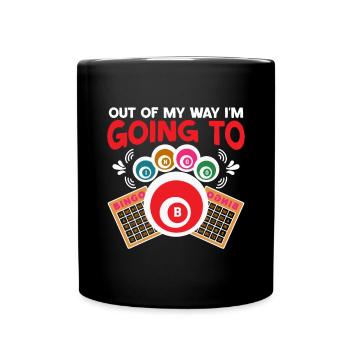 Joueur de bingo Gagnant de la loterie Bingo - Mug uni - noir - Devant