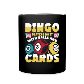 Joueur de bingo Gagnant de la loterie Bingo - Mug uni - noir - Devant