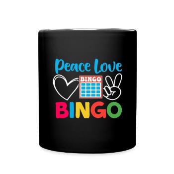 Joueur de bingo Gagnant de la loterie Bingo - Mug uni - noir - Devant