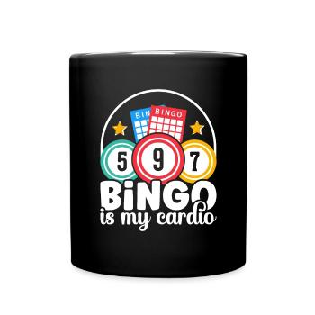 Joueur de bingo Gagnant de la loterie Bingo - Mug uni - noir - Devant