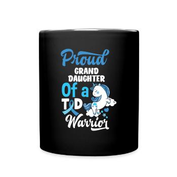T1D Diabetes Typ 1 Diabetiker Geschenk - Tasse einfarbig - Schwarz - Vorne