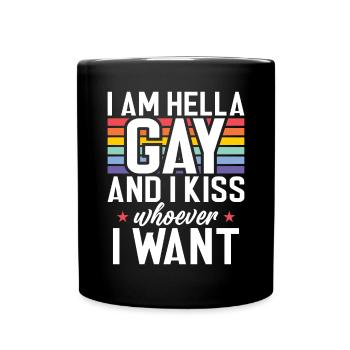 Gay Gifts - Tasse einfarbig - Schwarz - Vorne
