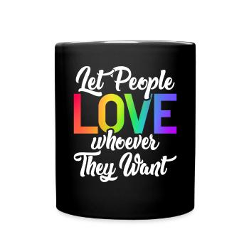 Gay Gifts - Tasse einfarbig - Schwarz - Vorne