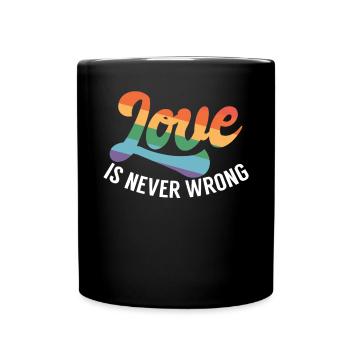Gay Gifts - Tasse einfarbig - Schwarz - Vorne