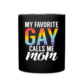 Gay Gifts - Tasse einfarbig - Schwarz - Vorne