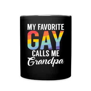 Gay Gifts - Tasse einfarbig - Schwarz - Vorne