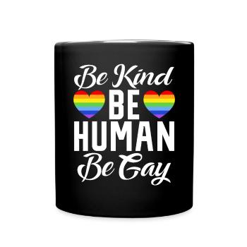 Gay Gifts - Tasse einfarbig - Schwarz - Vorne