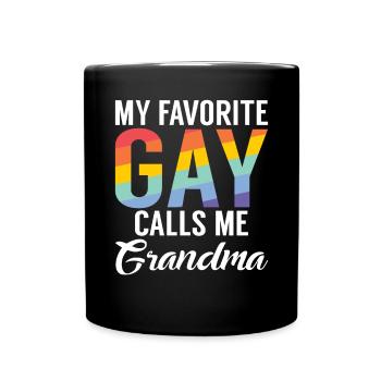 Gay Gifts - Tasse einfarbig - Schwarz - Vorne
