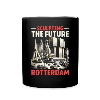 Rotterdam Niederlande Reisen Ich liebe Rotterdam - Tasse einfarbig - Schwarz - Vorne