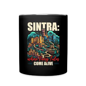 Sintra Portugal Voyage Vacances Pays Portugais - Mug uni - noir - Devant