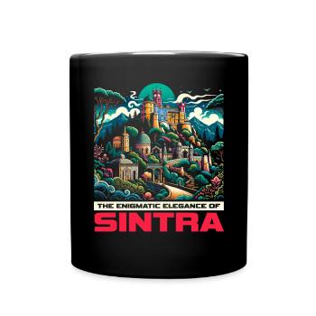 Sintra Portugal Voyage Vacances Pays Portugais - Mug uni - noir - Devant