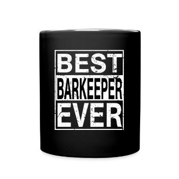 Bestes Barkeeper aller Zeiten Barkeeper Geschenk - Tasse einfarbig - Schwarz - Vorne