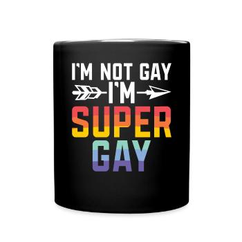 Gay Gifts - Tasse einfarbig - Schwarz - Vorne