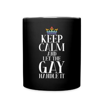 Gay Gifts - Tasse einfarbig - Schwarz - Vorne